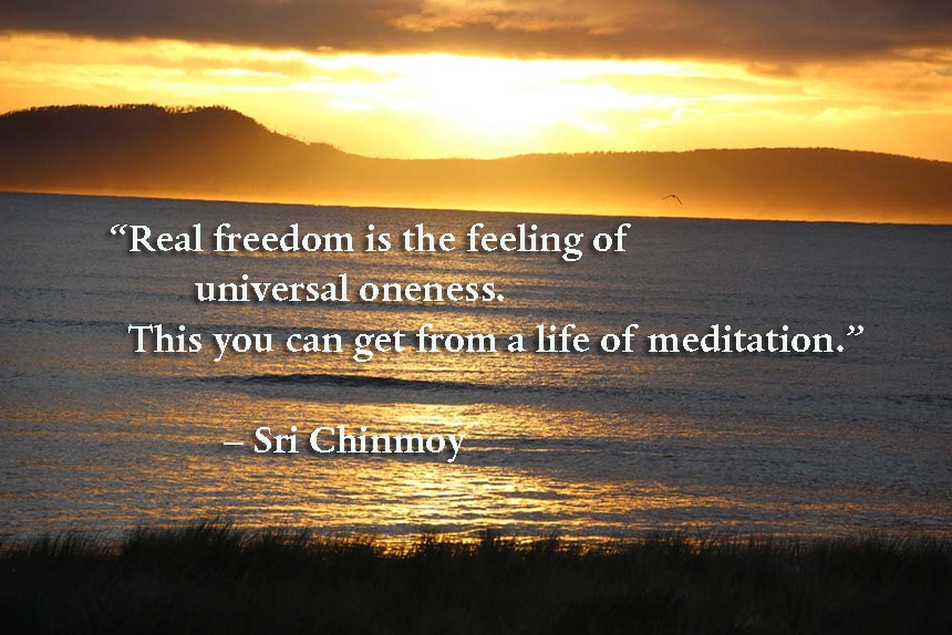 Quotes on meditation -Sri Chinmoy Quotes