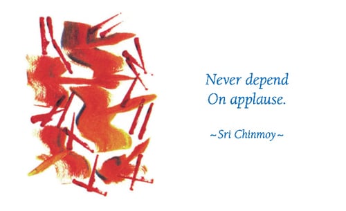 never-depend-on-applause